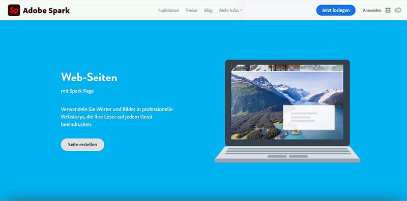 Web-Seiten einfach und schnell selbst gestalten.