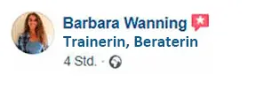 Moodboard erstellen: Barbara ist vom Workshop begeistert.