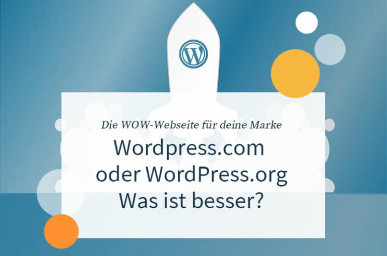 Wordpress.org oder WordPress.com - Was ist besser?