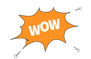 WOW-Webseite, Sprechblase