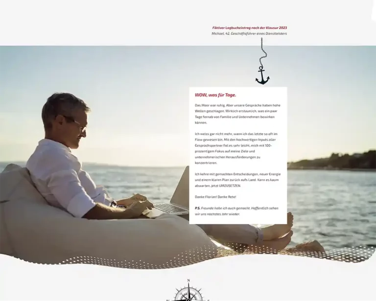 Premium Website Design - Ein Block der Salespage