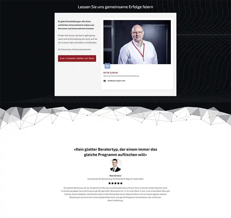 Neues Webdesign nach umfangreichem Rebranding-Prozess