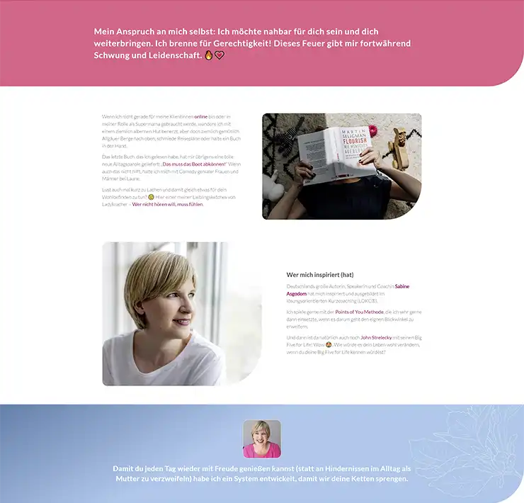 Portfolio Branding und Website für Solounternehmerin 4 Portfolio: Branding, Markenstil, Website mit WordPress
