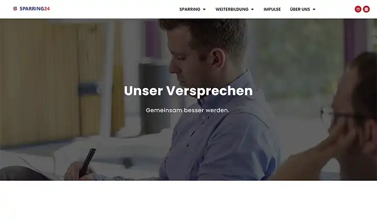Ansicht vor dem Website-Relaunch: Die hohe Kompetenz wird nach außen nicht wahrgenommen. Das Unternehmen wirkt generisch.
