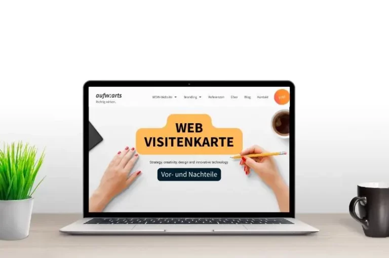 Webvisitenkarte erstellen: Welche Vor- und Nachteile hat ein Onepager?